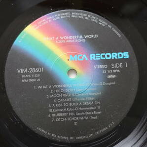 xyu★LP-H94★ルイアームストロング この素晴らしき世界 スーパーデラックス 帯付 VIM-28601 What a Wonderful World Louis Armstrongの画像8
