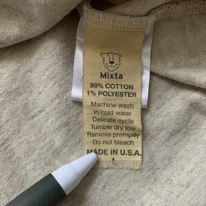 【古着】USA製 Mixta ミクスタ ハンドプリントTシャツ Lサイズ MADE IN USA アメリカ製 染み込みプリントの画像5