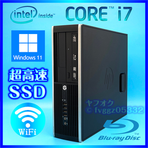 HP Core i7 3770 ブルーレイ Radeon HD 8570 SSD新品 1TB (1000GB)+HDD1000GB メモリ 20GB Windows 11 Office2021 DtoDリカバリ Wi-fi 8300