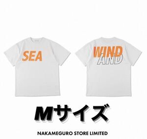 M WIND AND SEA Nakameguro Limited SEA (Crack-P-Dye) S/S Tee White Orange 中目黒限定 白×オレンジ ウィンダンシー
