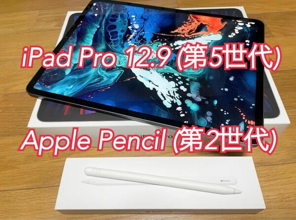 iPad Pro 12.9 (第5世代)/Apple Pencil (第2世代)