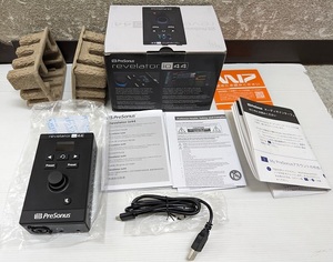 2125) PreSonus pre sonasrevelator io44 audio interface origin box attaching 