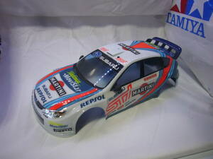 タミヤ SP.1364 1/10RC スバル インプレッサ WRC 2008 スペアボディ 塗装済み 電飾付き　TT-02 TA-08 TB-05 XV-02
