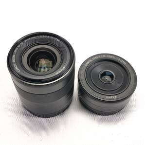 1スタ Canon EOS M2 EF-M 18-55 IS STM EF-M 22 STM Kit キヤノン ミラーレス カメラ 動作OK 良品 1円 24D ヱOA4の画像8