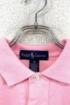Ralph Lauren pink polo shirt ラルフローレン ポロシャツ ピンク ヴィンテージ ネ_画像3
