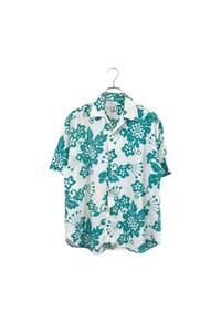 Made in ITALY OLIVER aloha shirt オリバー オープンカラーシャツ アロハシャツ ホワイト系 ヴィンテージ ネ