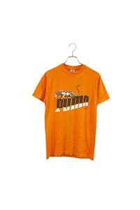 80's Made in USA PUMA T-shirt プーマ 半袖Tシャツ オレンジ サイズM スポーツウェア ヴィンテージ ネ