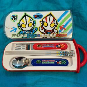  Ultraman * hikari & Mebius *M78* spoon, Fork, chopsticks * receive 3 point set 