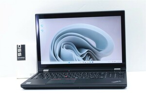 使用時間短★4K仕様★3D CAD クリエーター Lenovo Thinkpad P52★Xeon E 2176M 6コア/64GB/SSD512GB Quadrop2000 ノードパソコン windows11