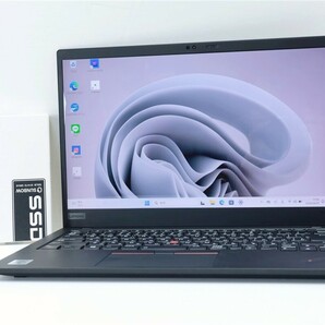 4K仕様 3840x2160 14型 LENOVO ThinkPad x1 Carbon Gen8 十世代 i7 10510U メモリ16GB 新品SSD512GBノードパソコン windwos11 レノボ 183の画像1