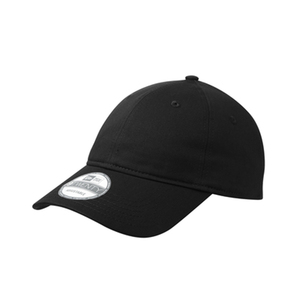 NE201-NEW ERA ニューエラ - Adjustable Unstructured Cap キャップ ブラック 無地 メンズ