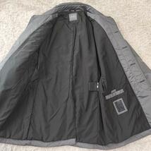 【美品】アルマーニコレツォーニ『機能性抜群』ARMANI WATER REPELLENT 撥水 防水加工 ロングチェスターコート コート 50 XL グレー メンズ_画像3