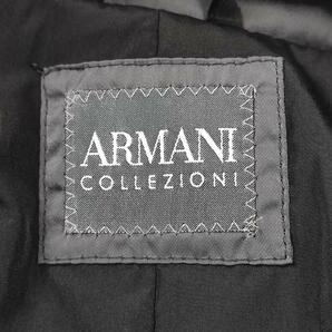 【美品】アルマーニコレツォーニ『機能性抜群』ARMANI WATER REPELLENT 撥水 防水加工 ロングチェスターコート コート 50 XL グレー メンズの画像7