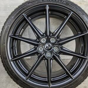 美品 走行1000キロ トヨタ 86純正 18インチ 7.5J+48 PCD100 5穴 ミシュラン 215/40R18 2023年製 4本 引き取り可能の画像3