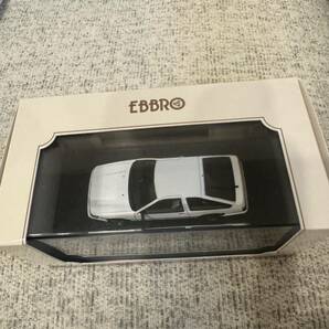 ミニカー EBBRO トヨタ カローラレビン1600GTVパンタツートン 男のGTV 未使用の画像2