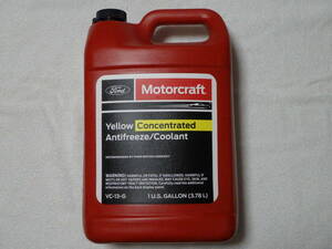 ★FORD フォ－ド MOTORCRAFT モータークラフト 純正 ラジエーター クーラント LLC イエロー 濃縮タイプ 1ガロン 3.78L VC13G VC-13-G★