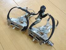 【ベアリング整備済】Shimano 600 トークリップペダル PD-6207 中古品 シマノ MKS_画像1