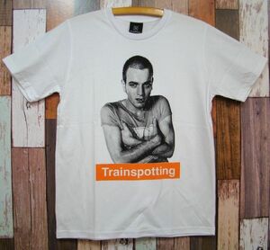 【送料無料】M★新品ユアン・マクレガー【Trainspotting】プリントＴシャツ