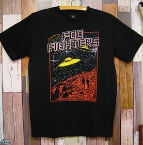 【送料無料】M★新品フーファイターズ【FOO FIGHTERS】UFO★プリントTシャツ