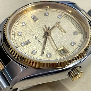 TISSOT SEASTAR AUTOMATIC D352 CAL.ETA 2834-2 ゴールド 腕時計 ティソ シースター 自動巻き メンズ腕時計 男性向け TISSOTの画像3