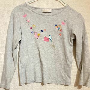 女の子　ロンT 110 長袖Tシャツ