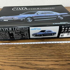 【未組立】ニッサン シーマ タイプⅡリミテッド プラモデル NISSAN THE BIG CEDRIC CIMA TYPEⅡ LIMITEDの画像6