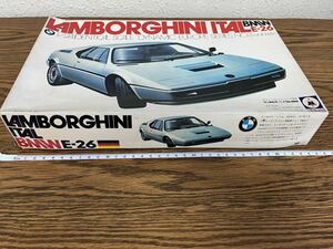 【未組立】LAMBORGHINI ITAL E-26 BMW DYNAMIC EUROPE SERES NO.3 MOORIED 1/24プラモデル ランボルギーニ　ツクダホビー