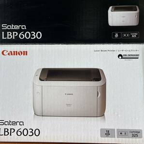 【超美品】キャノン レーザープリンター Canon コンパクトA4モノクロレーザープリンター Satera LBP6030 の画像1