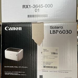 【超美品】キャノン レーザープリンター Canon コンパクトA4モノクロレーザープリンター Satera LBP6030 の画像3