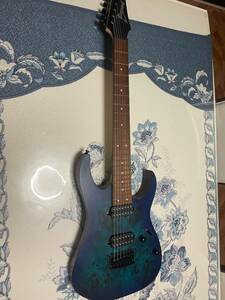 **[ used beautiful goods ]Ibanez/RG7421PB-SBF Sapphire Blue Flat Ibanez 7 string guitar **