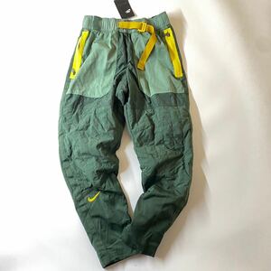 NIKE M NSW PANT WVN QUILTED TT/ボトムコットン/グリーン/DD6308-337サイズS