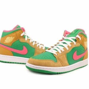 NIKE AIR JORDAN 1 MID SE DX4332-700 Nike воздушный Jordan 1 mid She's nabru выпуск размер 27.