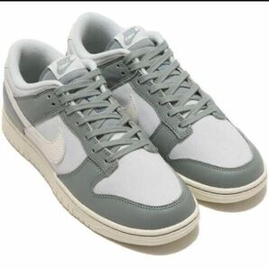 ナイキ ダンク ロー レトロ プレミアム NIKE DUNK LOW RETRO PRM マイカグリーン/フォトンダスト/セイル DV7212-300サイズ27.5cmの画像1