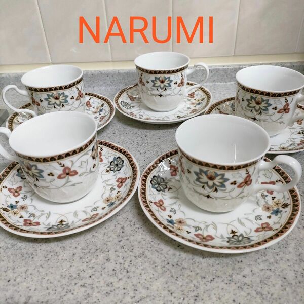 ナルミ NRC スタジオジャパン　カップ&ソーサー　5客セット NARUMI