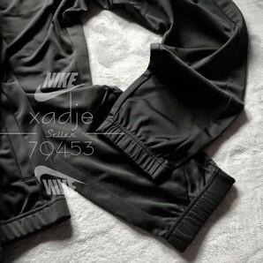 新品 正規品 NIKE ナイキ ジャージ 上下セット ジャケット パンツ ロゴ刺繍 セットアップ MOVE TO ZERO 黒 ブラック 白 2XL XXLの画像6