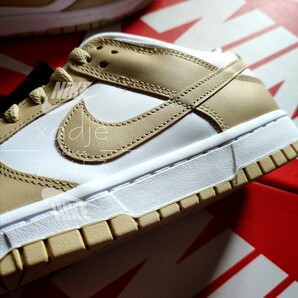 新品 正規品 NIKE ナイキ DUNK LOW RETRO ダンク ロー レトロ 白 ホワイト ベージュ 27cm US9 箱付きの画像2