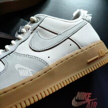 新品 正規品 NIKE ナイキ AIR FORCE1 LOW エアフォース1 ロー 07 ライトアイアンオール グレー系 クリーム 28.5cm US10.5 箱付き_画像2