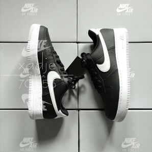 新品 正規品 NIKE ナイキ AIR FORCE1 LOW エアフォース1 ロー 07 黒 ブラック 白 29cm US11 レザー 箱付きの画像1