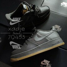 新品 正規品 NIKE ナイキ AIR FORCE1 LOW エアフォース1 ロー 07 LV8 ダークグレー 濃灰 ブロンジーン 31cm US13 箱付き_画像1