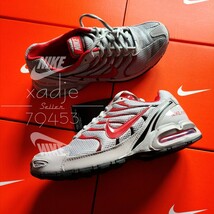 新品 正規品 NIKE ナイキ AIR MAX TORCH 4 エアマックス トーチ 灰 グレー 赤 レッド 黒 グラデーション 26cm US8 箱付き_画像1