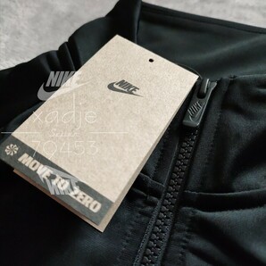 新品 正規品 NIKE ナイキ ジャージ 上下セット ジャケット パンツ ロゴ刺繍 セットアップ MOVE TO ZERO 黒 ブラック 白 2XL XXLの画像4