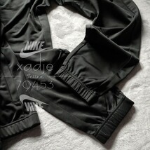 新品 正規品 NIKE ナイキ ジャージ 上下セット ジャケット パンツ ロゴ刺繍 セットアップ MOVE TO ZERO 黒 ブラック 白 2XL XXL_画像6