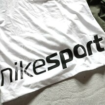 新品 正規品 NIKE ナイキ上下セット Tシャツ ハーフパンツ ロゴ プリント セットアップ NIKE SPORT 白 ホワイト カーキ 白 M_画像3