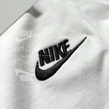 新品 正規品 NIKE ナイキ NSW フューチュラ ロゴ 刺繍 長袖 ロンT 2枚セット 黒 ブラック 白 ホワイト 無地 プレーン L_画像6