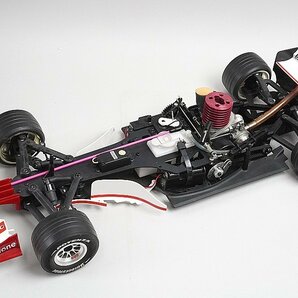 デアゴスティーニ 1/8 週刊 フェラーリ Ferrari F2004 GP エンジンカー RC ラジコンカー 全長約55cm / 京商 PERFEX KT-3付 ※ジャンクの画像2