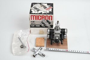 MICRON 10cc 4気筒 エンジン RC用パーツ フランス製 ※ジャンク