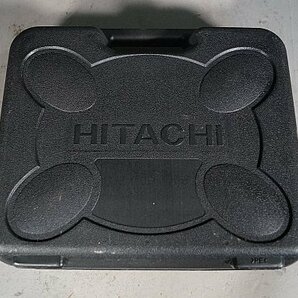 ◎ HITACHI ヒタチ 日立工機 充電式コードレスドライバ 充電器 100V バッテリー 2個付き ケース付き ※ジャンク品 FDS12DVCの画像1