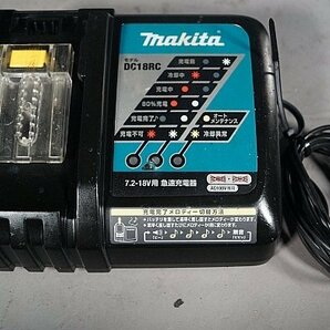 ◎ makita マキタ 165mm 充電式マルノコ 充電器 100V バッテリー 2個付き 品番不明 ケース付き ※ジャンク品 HS630Dの画像9