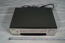 aiwa アイワ ステレオビデオカセットレコーダー 100V 1999年製 ONKYO リモコン(DC-603) ※通電確認済み HV-FR90_画像10