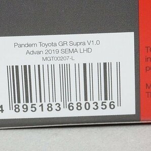 MINIGT / TSM トゥルースケール 1/64 Pandem Toyota パンデム トヨタ GR スープラ V1.0 ADVAN SEMA 2019 (左ハンドル) MGT00207-Lの画像7